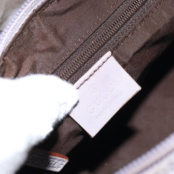 Authentic GUCCI GG Canvas Shoulder Bag Purple Gold 92699 - Picture 8 of 16